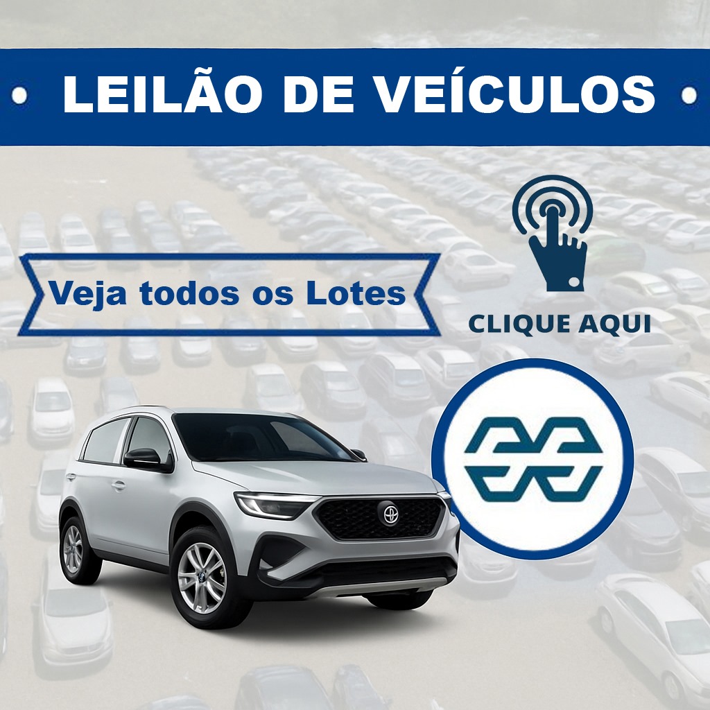 Leilão de Veículos / Segunda-Feira 21/07/2025